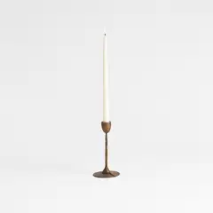 CRATE & BARREL - Candelabro Bateau Laton 18 Cm