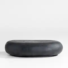 CRATE & BARREL - Mesa Centro Pebble Charcoal Leanne