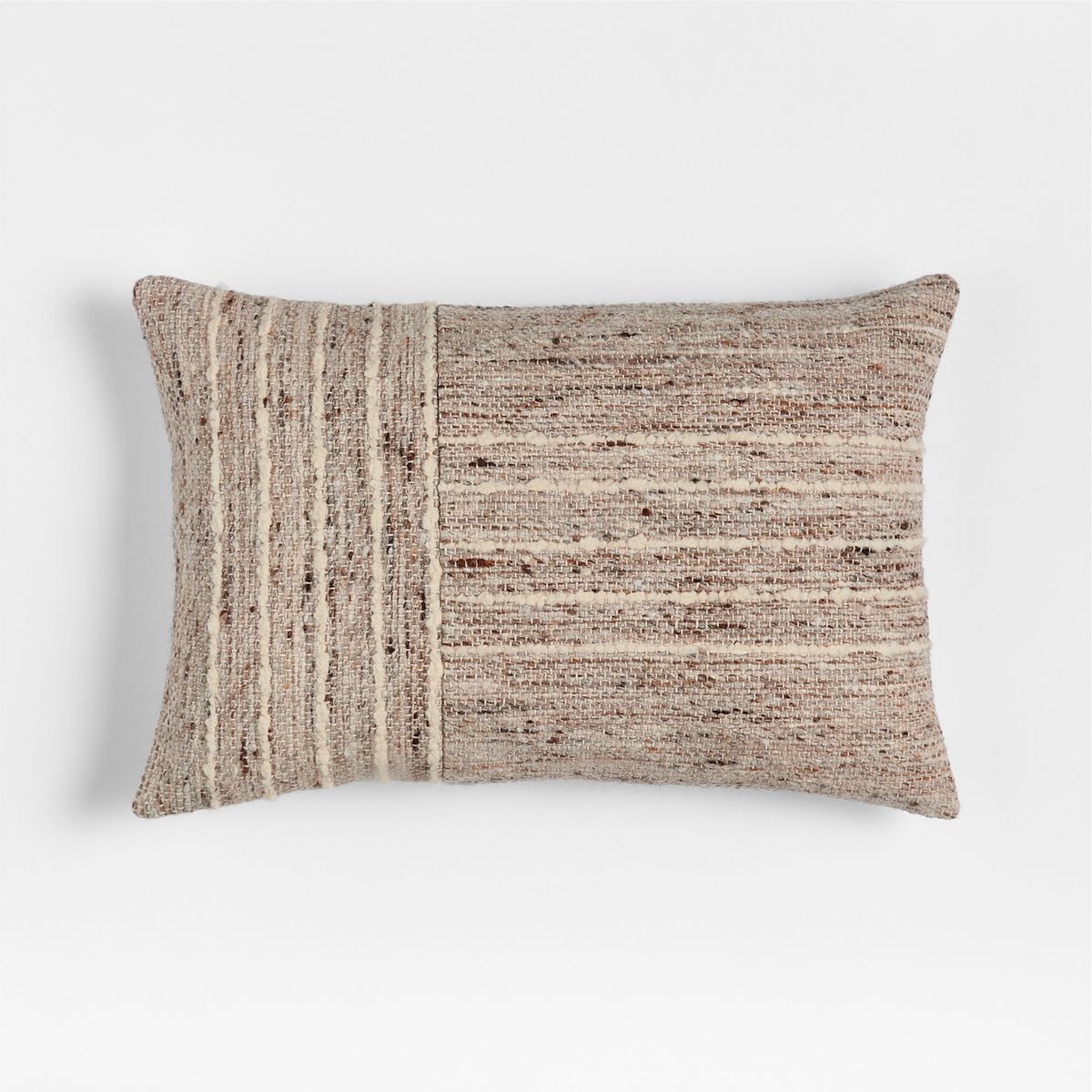 CRATE & BARREL - Funda Cojín Bozeman Lana 60x40 Cm Crate & Barrel