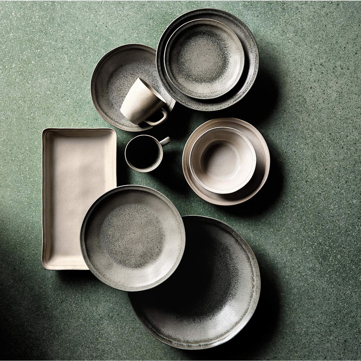 CRATE & BARREL - Bowl Bajo Prairie Gres Reciclado Crate & Barrel