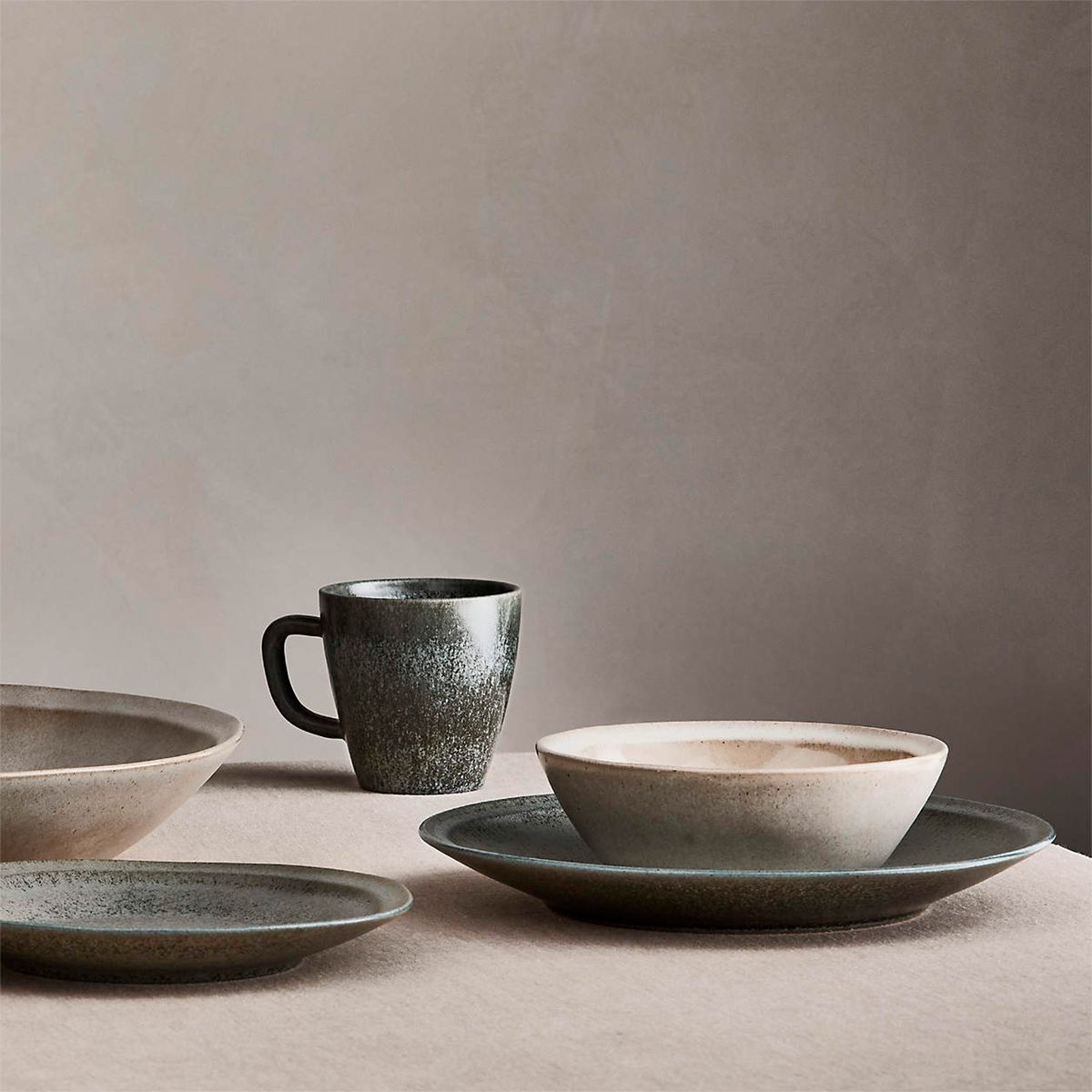 CRATE & BARREL - Mug Prairie Gres Reciclado Crate & Barrel