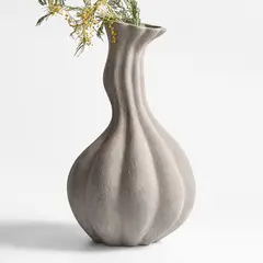 CRATE & BARREL - Jarrón Gourdgeous Cerámica 53 Cm