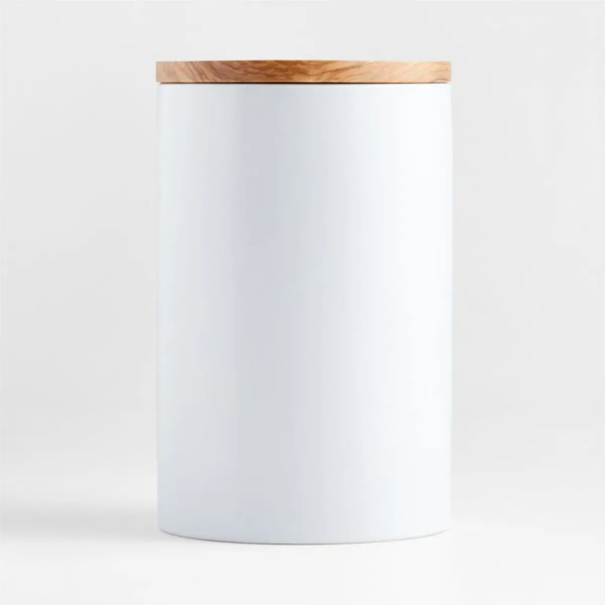 CRATE & BARREL - Contenedor Olivewood Crate & Barrel