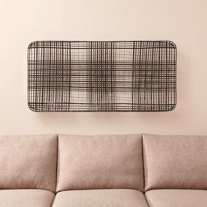 CRATE & BARREL - Arte de Pared Enrejado Rectangular Crate & Barrel