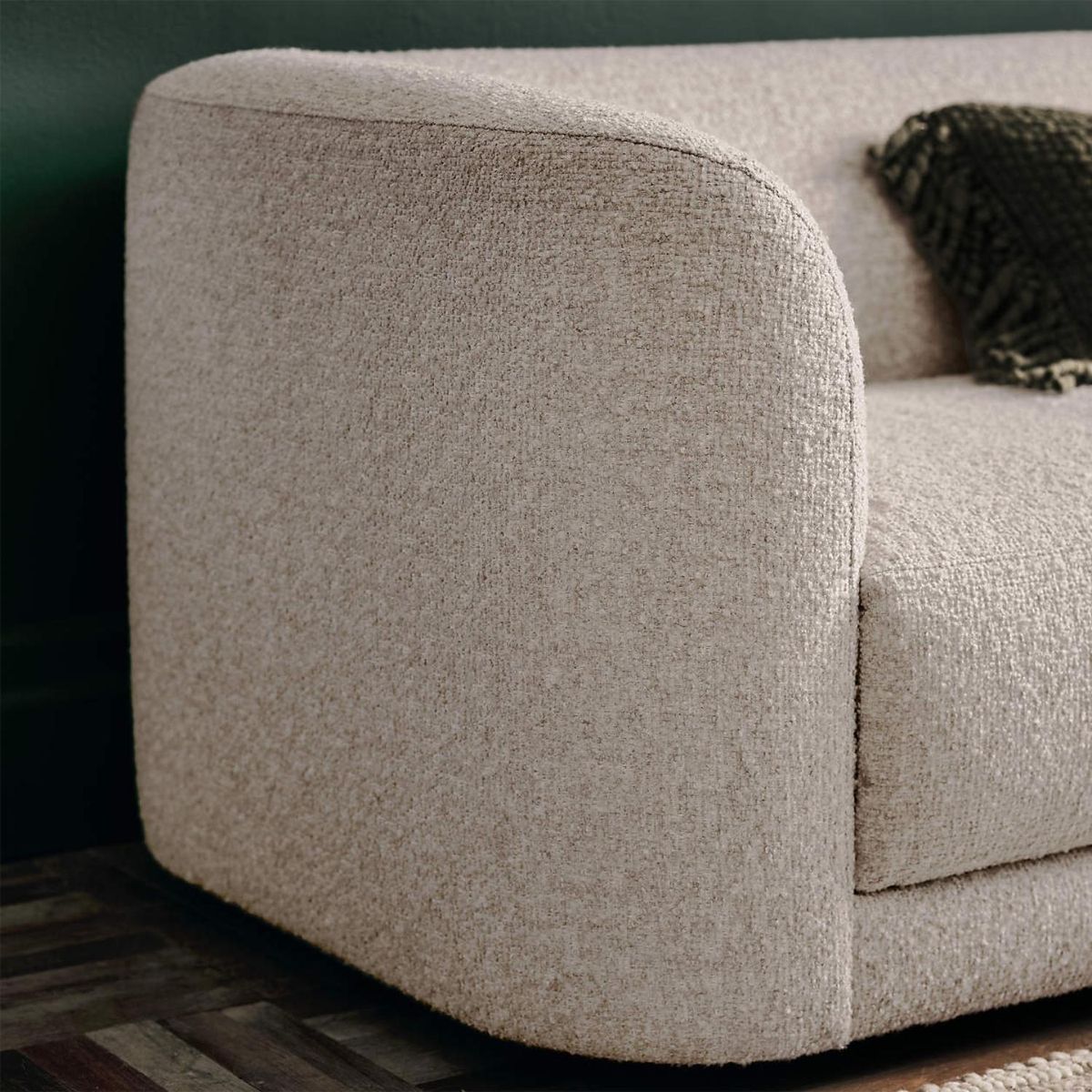 CRATE & BARREL - Sofá Contour 236 Cm Crate & Barrel