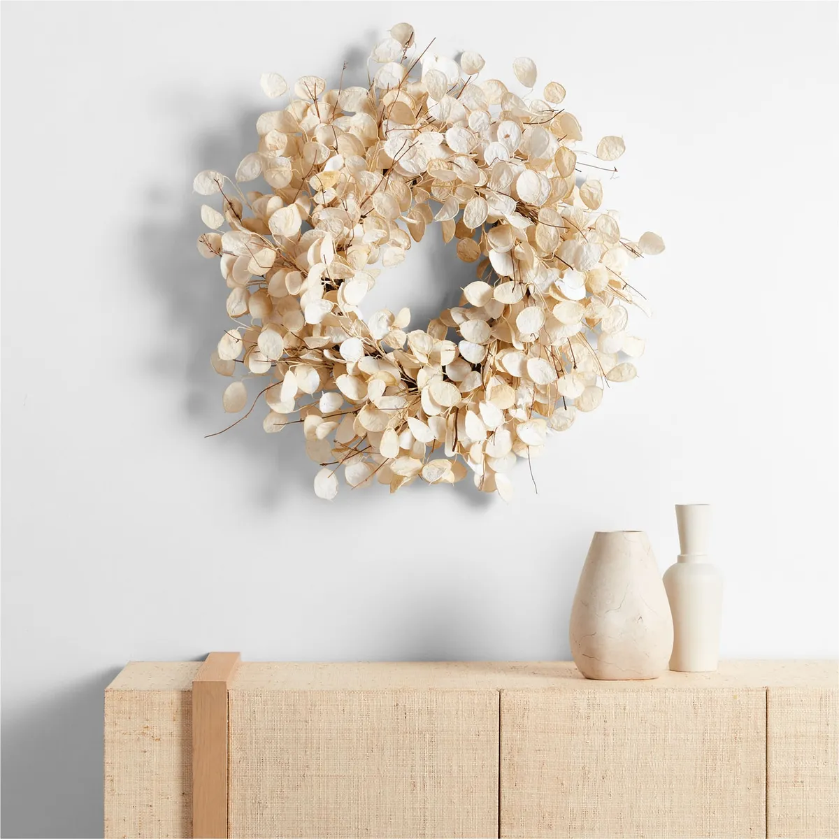 CRATE & BARREL - Corona Lunaria Crema Crate & Barrel