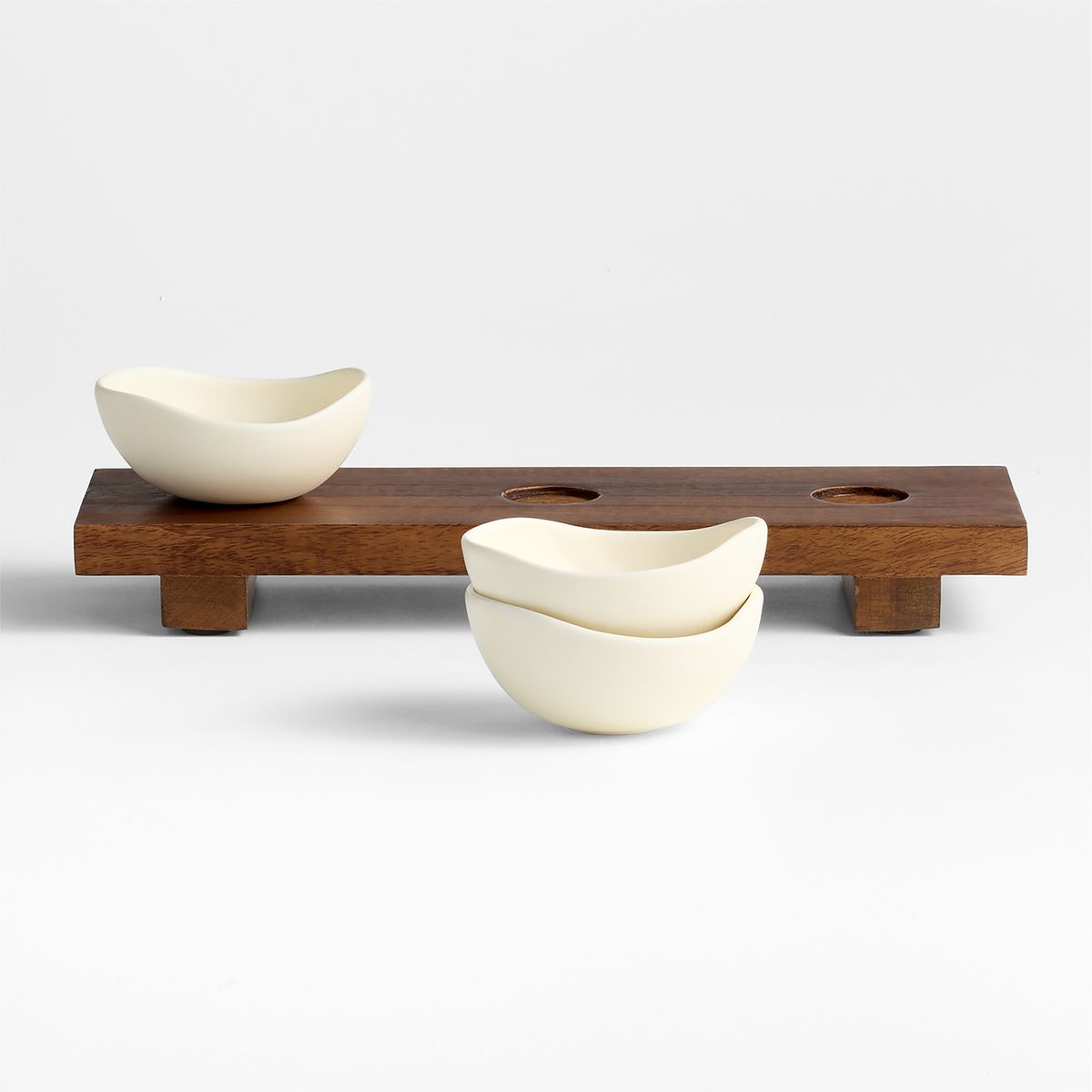 CRATE & BARREL - Tabla Orchard-Set 3 Bowls Porcelana Crate & Barrel