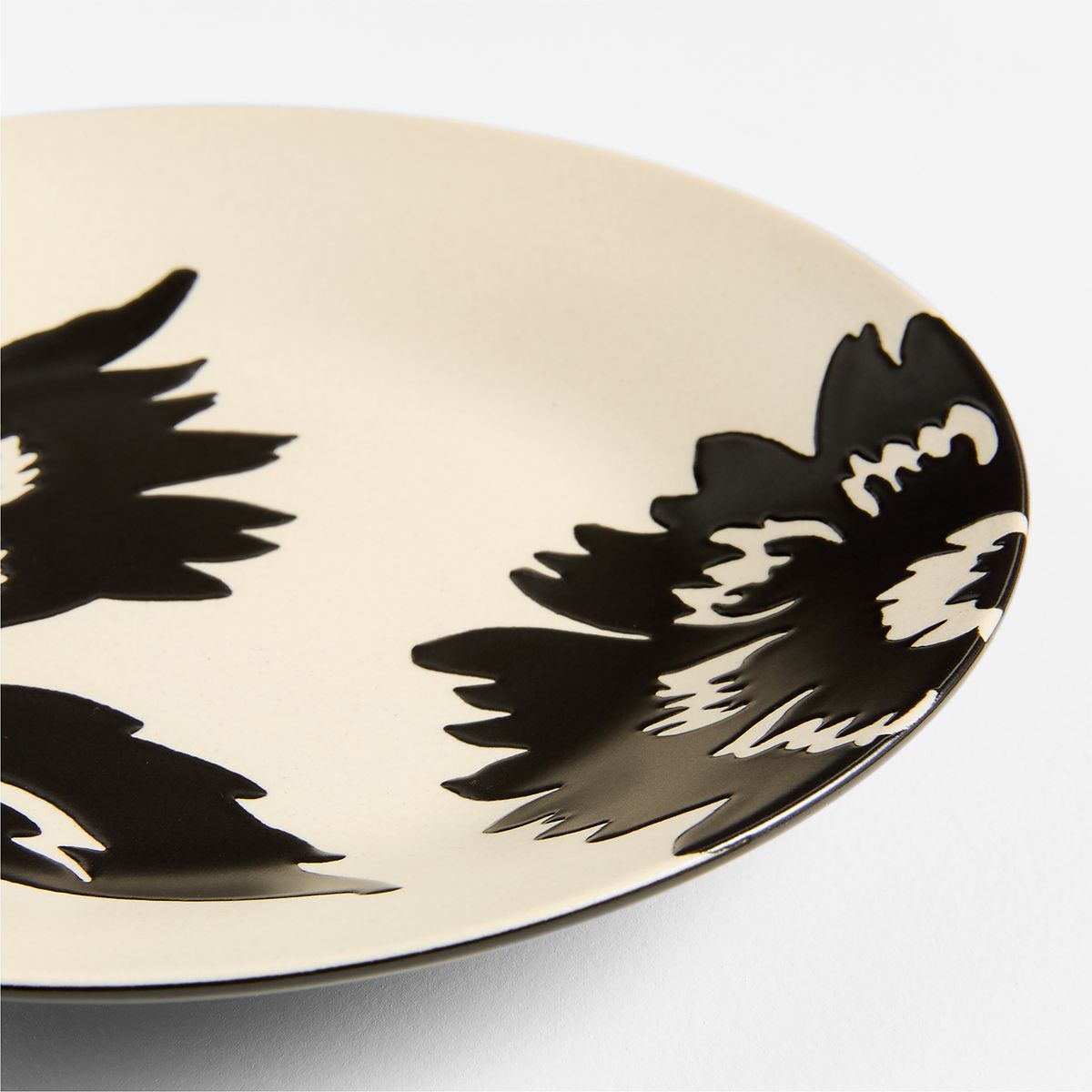 CRATE & BARREL - Set 4 Platos Aperitivo Jardín 15Cm Crate & Barrel