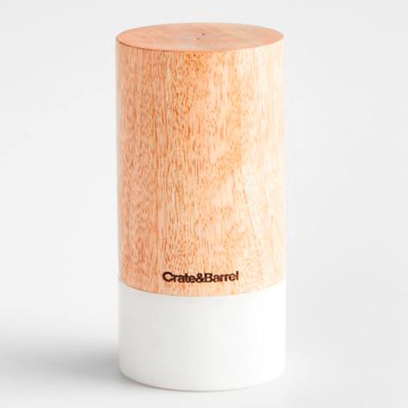 CRATE & BARREL - Pimentero Mármol Madera  Crate & Barrel