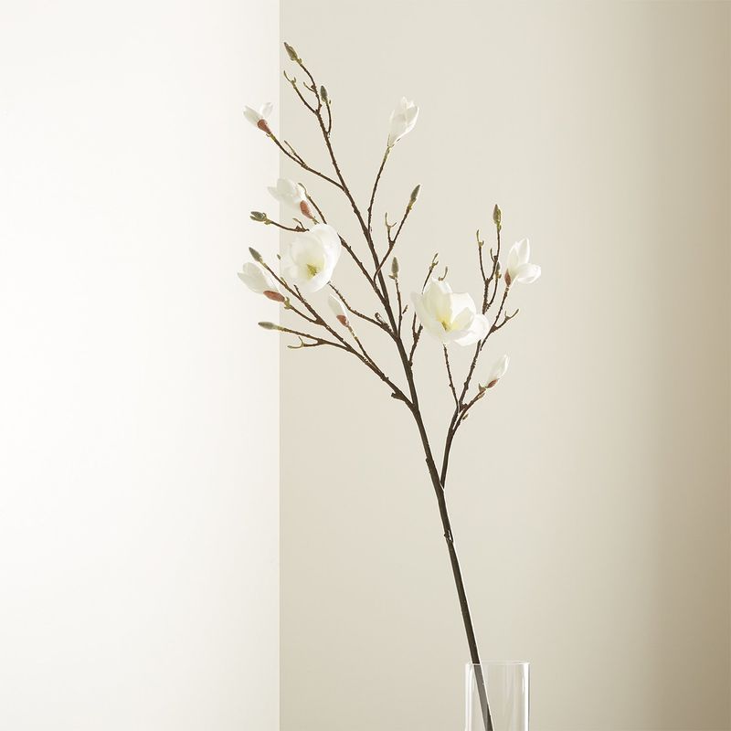 CRATE & BARREL - Rama Flor Magnolia Artificial 27 Cm Crate & Barrel