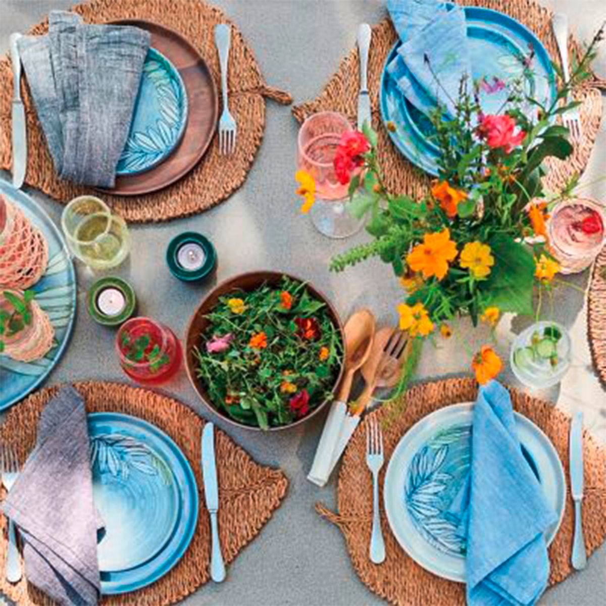 CRATE & BARREL - Individual Fibra Naturales Crate & Barrel