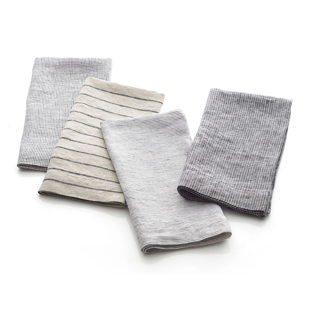 CRATE & BARREL - Set De 4 Servilletas De Lino Suits Crate & Barrel