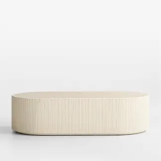 CRATE & BARREL - Mesa De Centro Khan 160cm