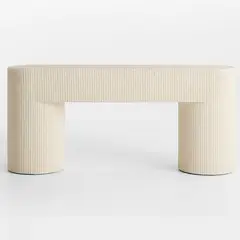 CRATE & BARREL - Consola Kahn 183 Cm