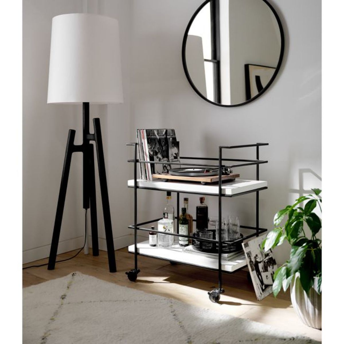 CRATE & BARREL - Espejo de Pared Odin Crate & Barrel
