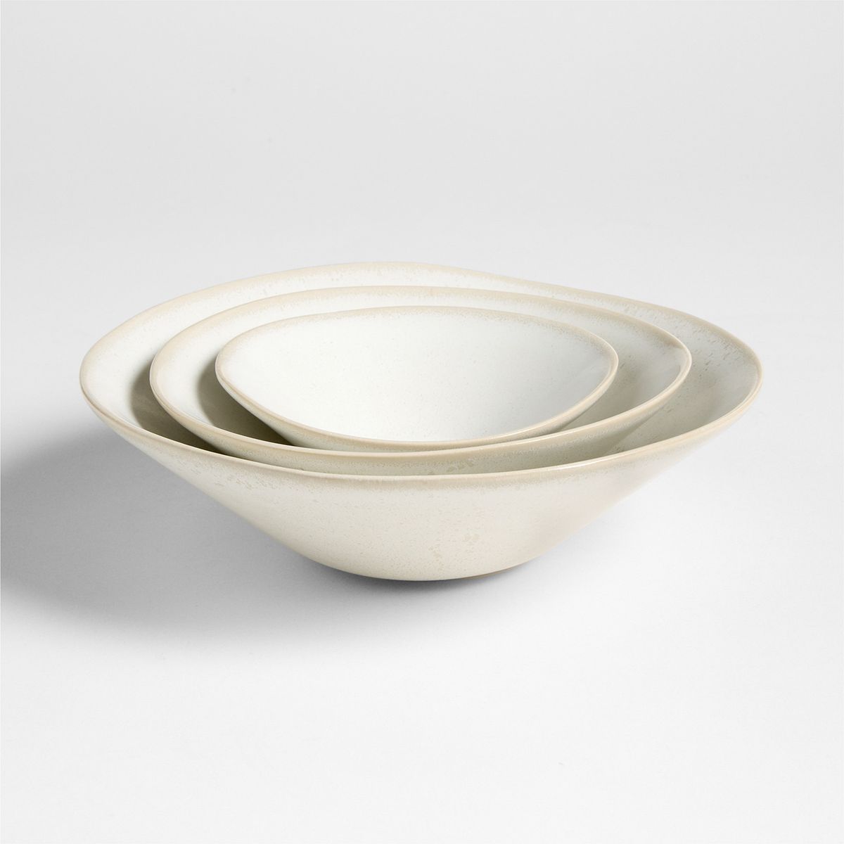 CRATE & BARREL - Set 3 Bowls Encajables Basel By Dan Crate & Barrel