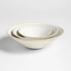 CRATE & BARREL - Set 3 Bowls Encajables Basel By Dan