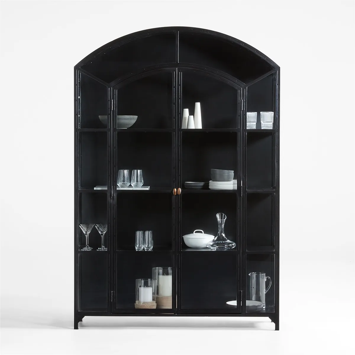 CRATE & BARREL - Estante Ventana Negro Crate & Barrel
