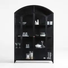 CRATE & BARREL - Estante Ventana Negro