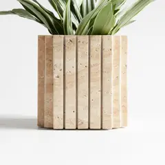 CRATE & BARREL - Macetero Canali AC Crate&Barrel
