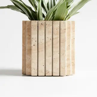 CRATE & BARREL - Macetero Canali AC Crate&Barrel