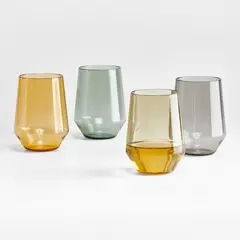 CRATE & BARREL - Copas De Vino Tour Sin Tallo Outdoor