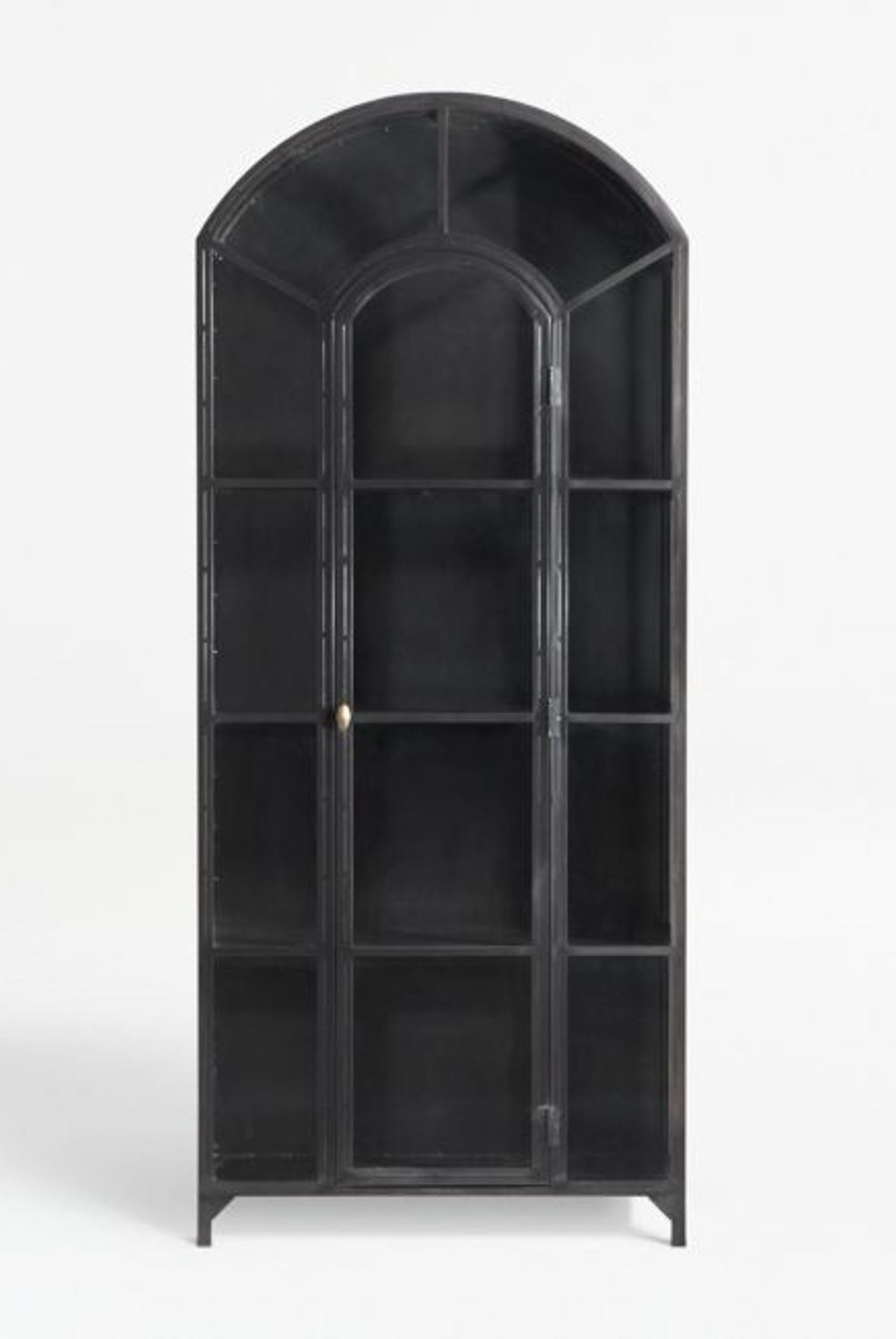 CRATE & BARREL - Armario Estante Ventana Negro Crate & Barrel
