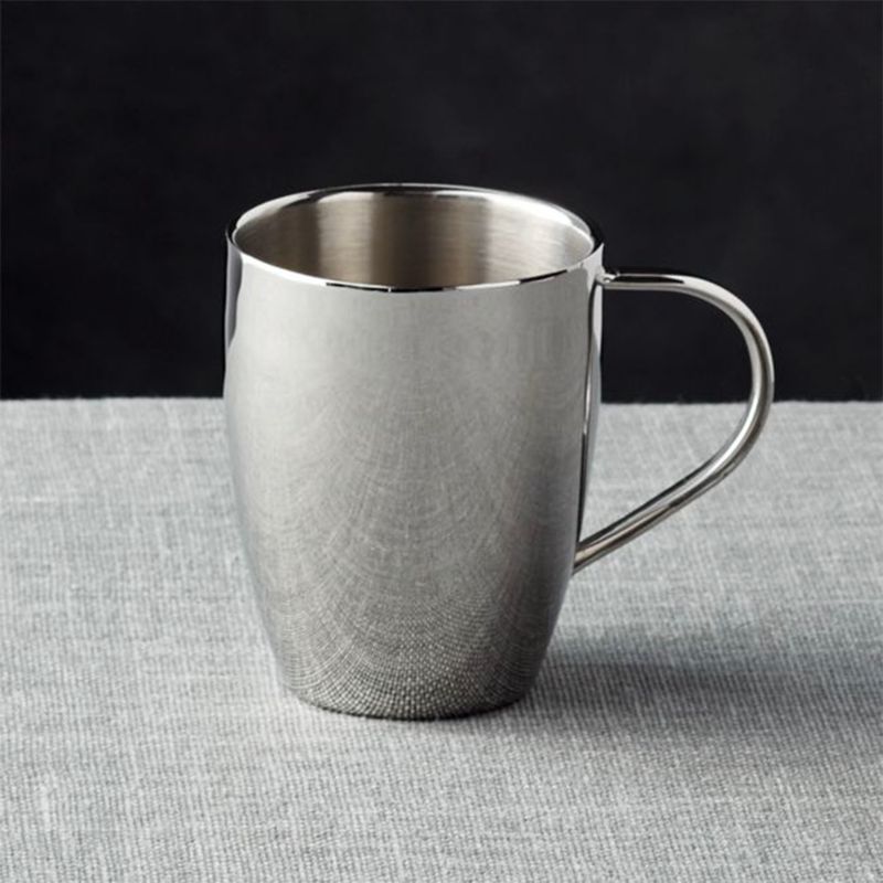 CRATE & BARREL - Mug De Acero Inoxidable Crate & Barrel