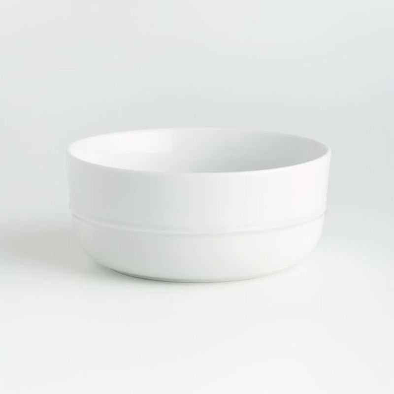 CRATE & BARREL - Bowl Hue Blanco Crate & Barrel