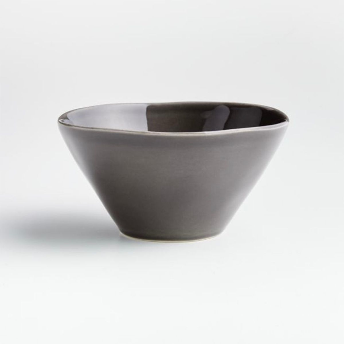 CRATE & BARREL - Bowl Para Cereal Gris Oscuro Marin