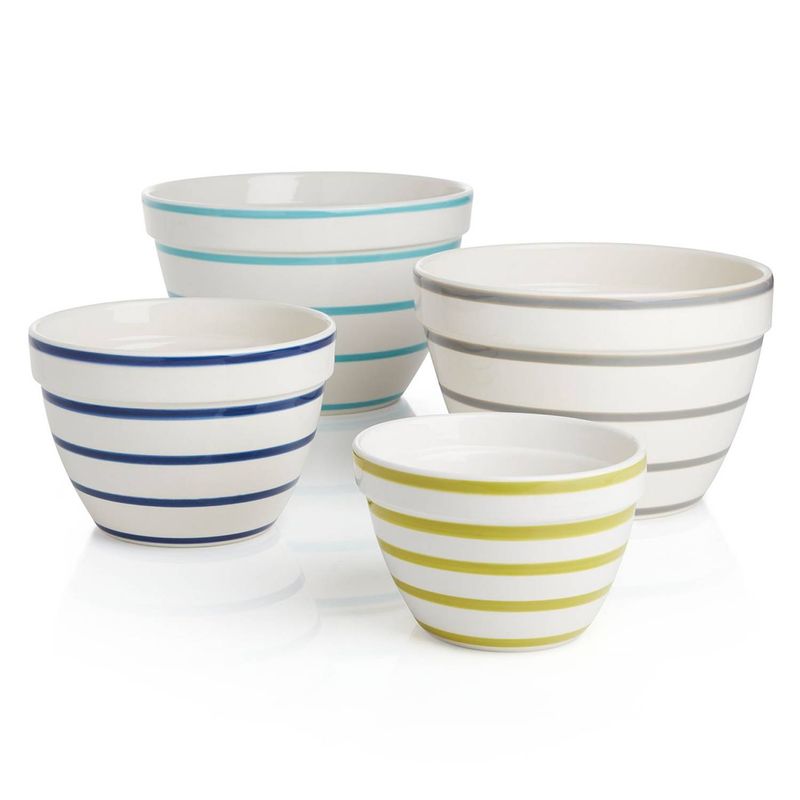 CRATE & BARREL - Set 4 Bowls Avery
