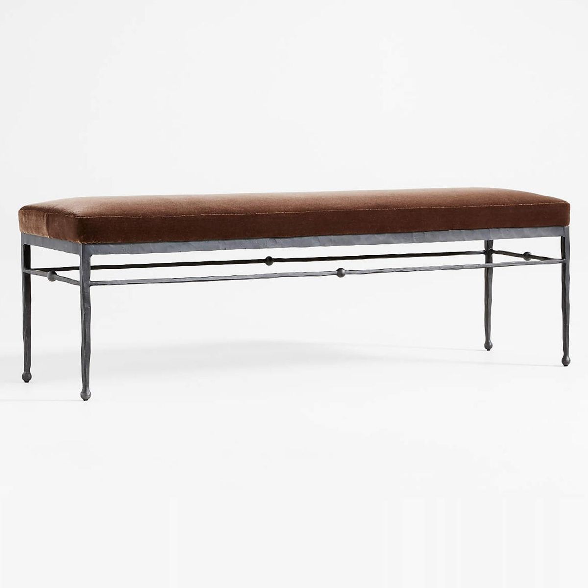 CRATE & BARREL - Banco De Terciopelo Rodin Crate & Barrel