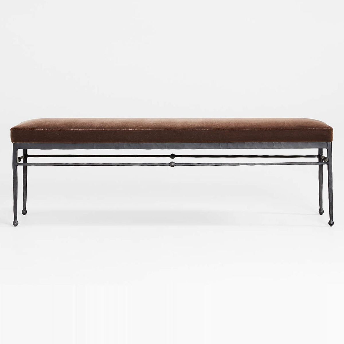 CRATE & BARREL - Banco De Terciopelo Rodin Crate & Barrel