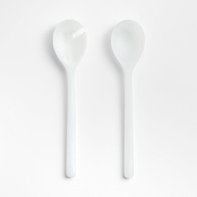 CRATE & BARREL - Servidores De Ensalada Naya Resina Crate & Barrel