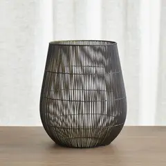 CRATE & BARREL - Candelabro Hurricane Kent Crate&Barrel