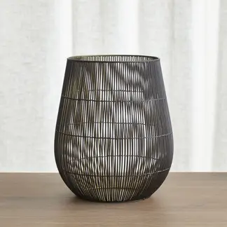CRATE & BARREL - Candelabro Hurricane Kent Crate&Barrel