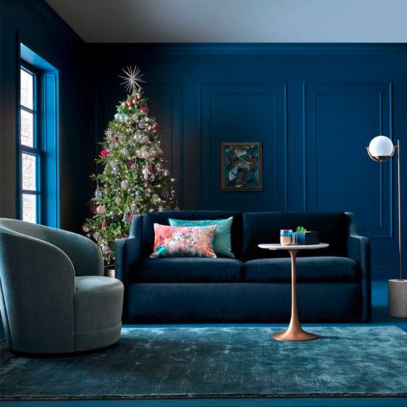 CRATE & BARREL - Sofá Notch Kent Admiral