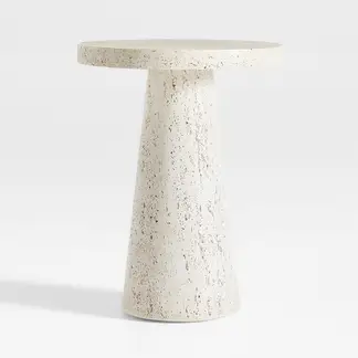 CRATE & BARREL - Mesa Lateral Ext Willy Resina