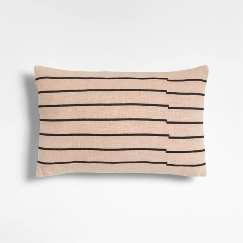 CRATE & BARREL - Funda Cojín Casse Rayas Ac Crate & Barrel