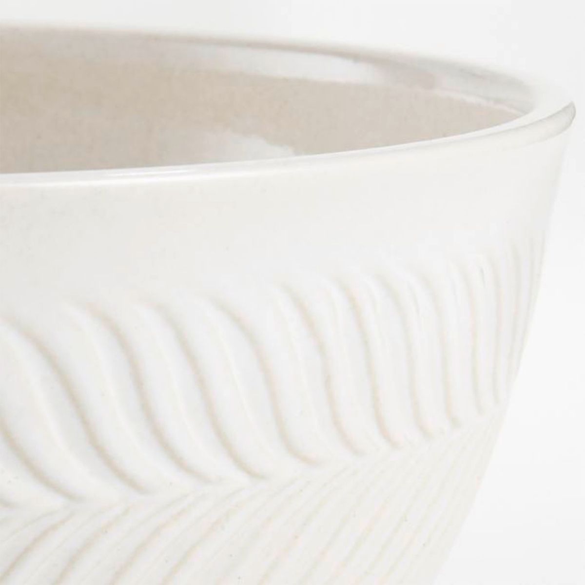 CRATE & BARREL - Bowl Fern Para Mezclar Cerámica Crate & Barrel