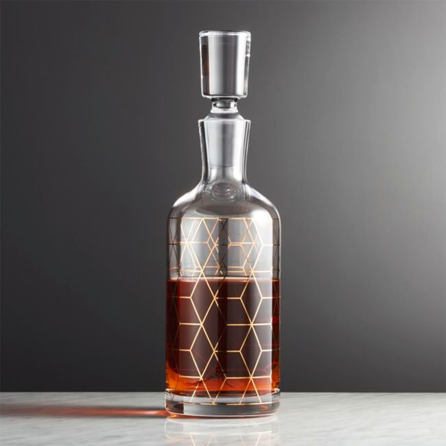 CRATE & BARREL - Decantador Jaxson 950 Cc Crate & Barrel