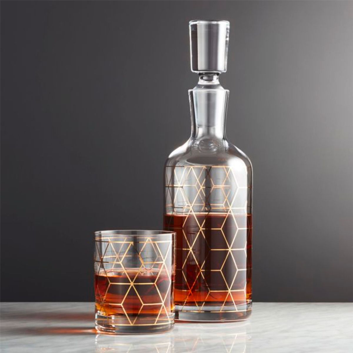 CRATE & BARREL - Decantador Jaxson 950 Cc Crate & Barrel