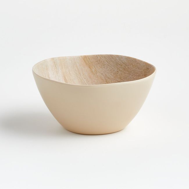 CRATE & BARREL - Bowl Melamina Faux Bois Crate & Barrel