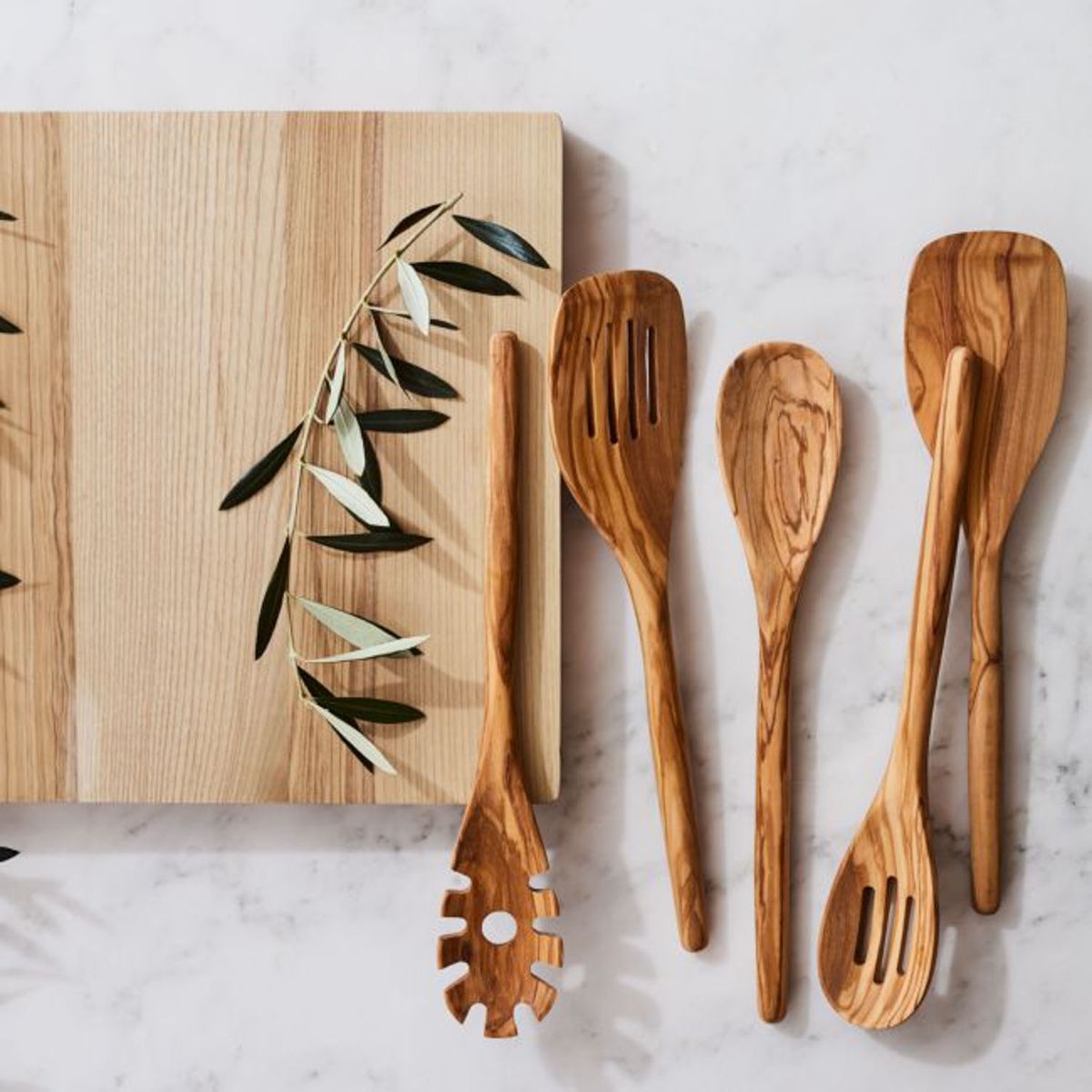 CRATE & BARREL - Cucharas Madera Crate & Barrel