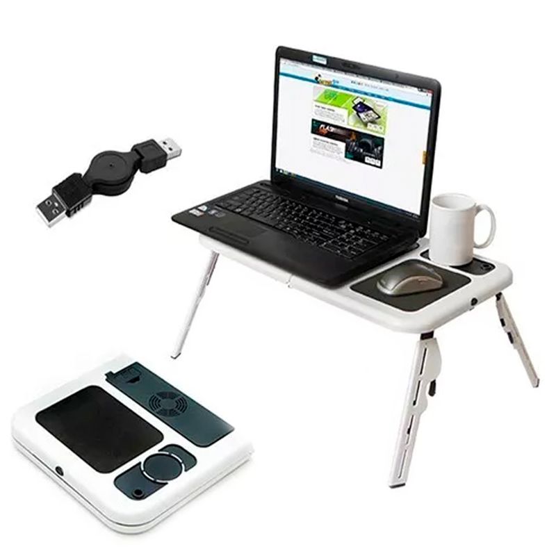 USA - Mesa Para Notebook Doble Ventilador Portatil