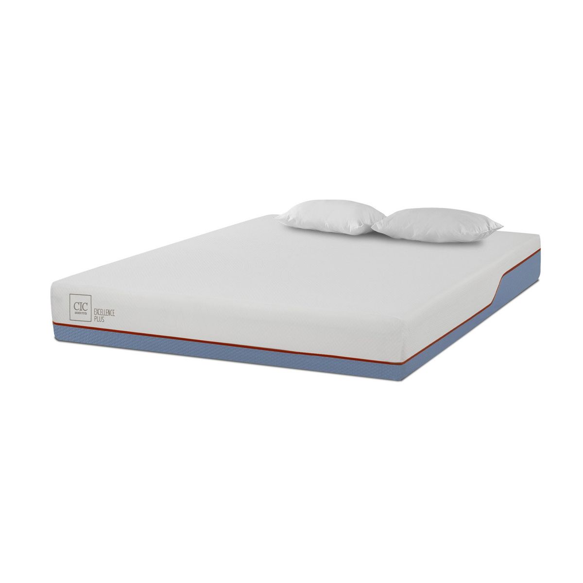 CIC - Colchón Excellence Plus 2 Plazas X 1.90Mt + Almohadas Cic