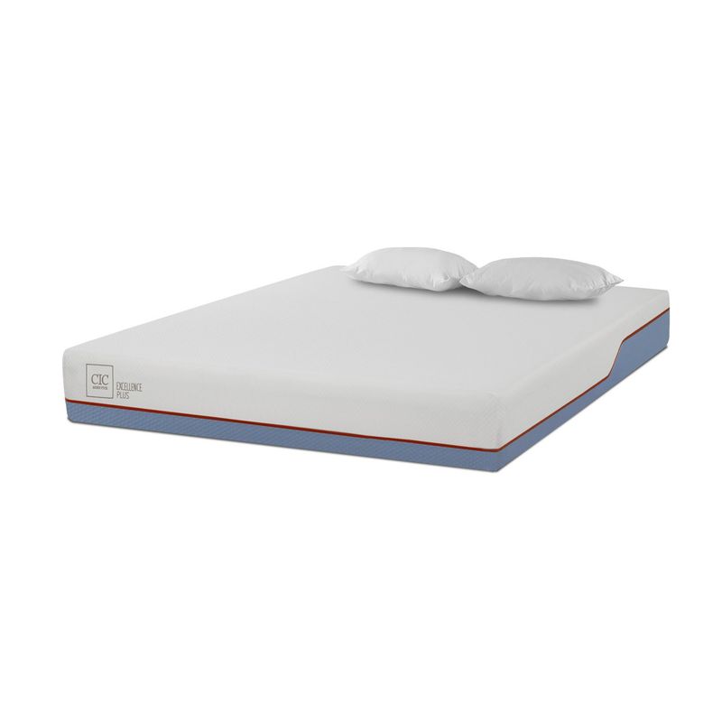 CIC - Colchón Excellence Plus 2 plazas x 1.90mt + Almohadas Cic