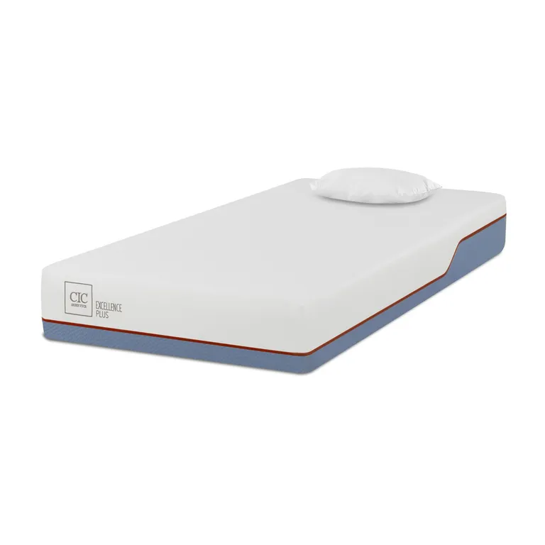 CIC Colchón Excellence Plus 1 Plaza X 2.00Mt + Almohadas