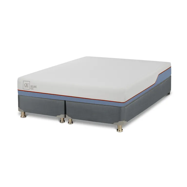 CIC Cama americana Excellence Plus 2 Plazas x 2.00 mt base dividida
