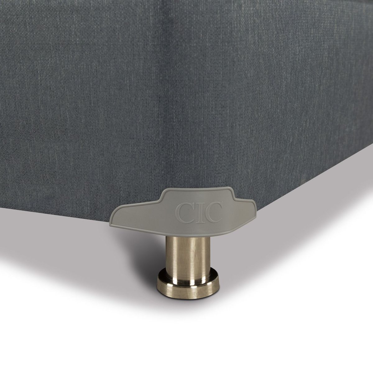 CIC - Cama americana Excellence Plus 2 Plazas x 2.00 mt base normal + 2 Almohadas CIC